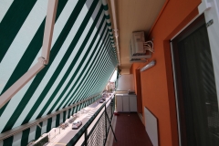 Balcone Vista Ovest Tenda da Sole Elettrica Abbassata